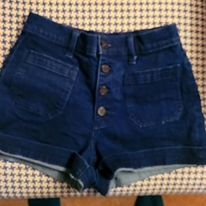 J Crew Drnim 4 button shorts
